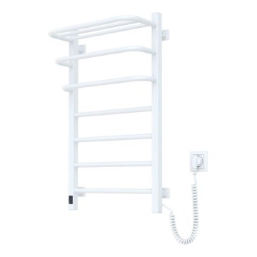 Elektryczny grzejnik łazienkowy z termostatem FORTIS 350W/230V 80,6 cm IP44 biały prawy