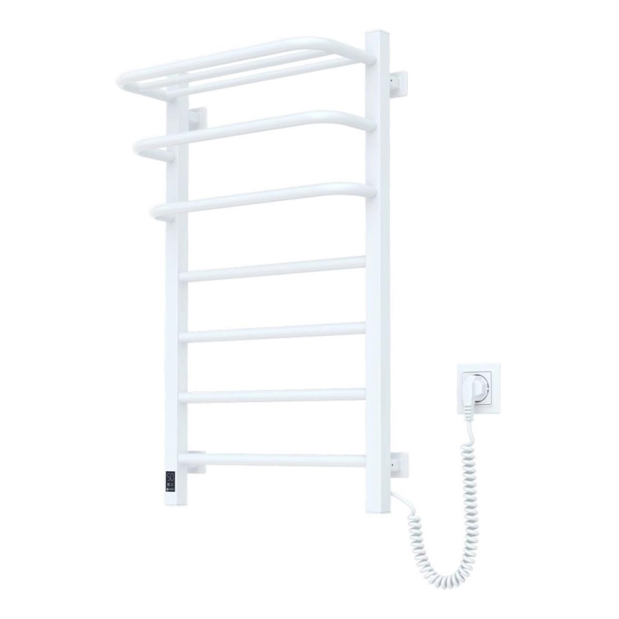 Elektryczny grzejnik łazienkowy z termostatem FORTIS 350W/230V 80,6 cm IP44 biały prawy