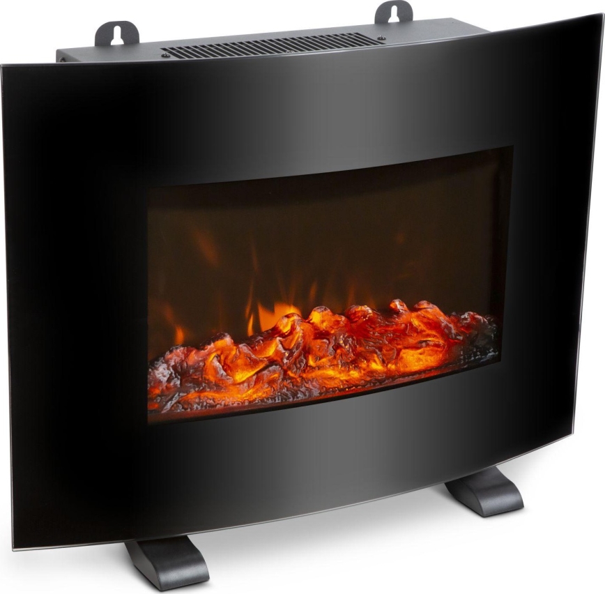 Elektryczny kominek LED z funkcją ogrzewania LED/2000W/230V + pilot zdalnego sterowania