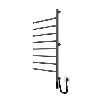 Elektryczny obrotowy suszacz do ręczników VEER 95W/230V 100x44,5 cm stal nierdzewna/czarny