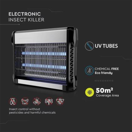 Elektryczny odstraszacz owadów 2x8W/230V 50 m²