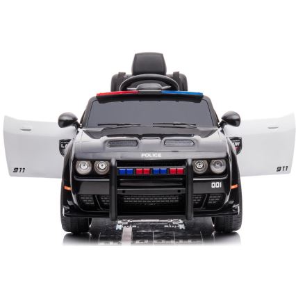 Elektryczny samochód Dodge Challenger Policja 50W/4500 mAh czarny/biały