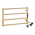 Elektryczny suszacz do ręczników 56x37 cm 36 W stal nierdzewna/złoty