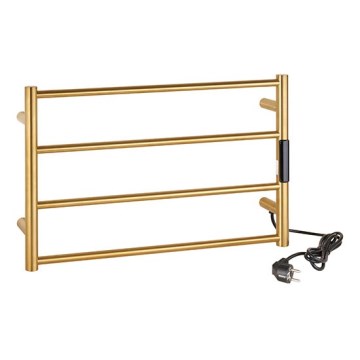 Elektryczny suszacz do ręczników 56x37 cm 36 W stal nierdzewna/złoty