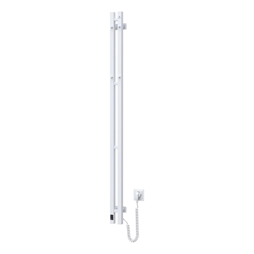 Elektryczny suszacz do ręczników z termostatem SILOUETTE 200W/230V 150,6 cm IP44 biały prawy