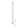 Elektryczny suszacz do ręczników z termostatem SILOUETTE 70 W 120 x 9 cm biały prawy