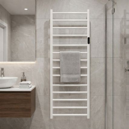 Elektryczny suszacz na ręczniki 45x132 cm 180 W stal nierdzewna/biały
