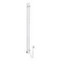 Elektryczny suszacz na ręczniki z termostatem SILOUETTE 106W 150x9cm biały prawy