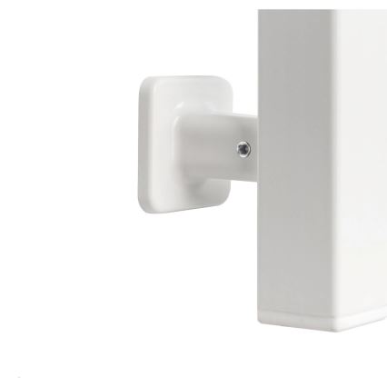 Elektryczny wieszak na ręczniki z termostatem FORTIS 155W 80x48 cm biały prawostronny