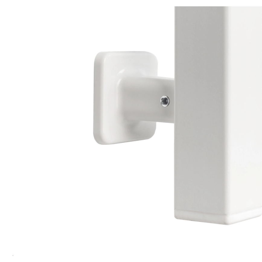 Elektryczny wieszak na ręczniki z termostatem FORTIS 155W 80x48 cm biały prawostronny