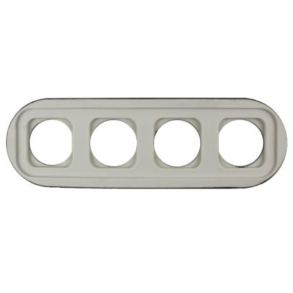 Elhard - Ceramiczna ramka retro na 4 zdjęcia, czarna