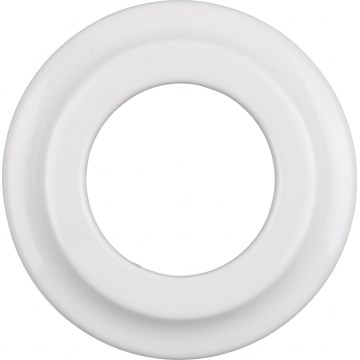Elhard - Ceramiczna ramka w stylu retro, prosta, biała