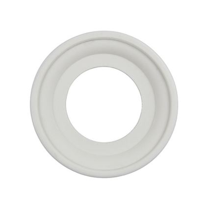Elhard - Ceramiczna ramka w stylu retro, prosta, biała