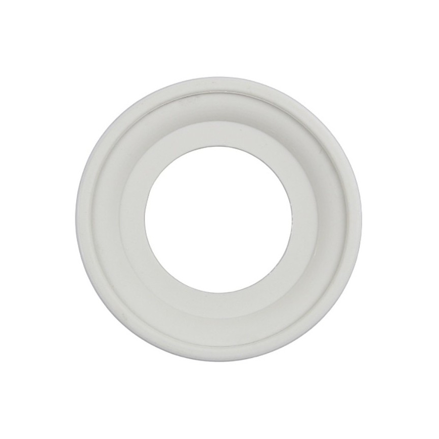 Elhard - Ceramiczna ramka w stylu retro, prosta, biała