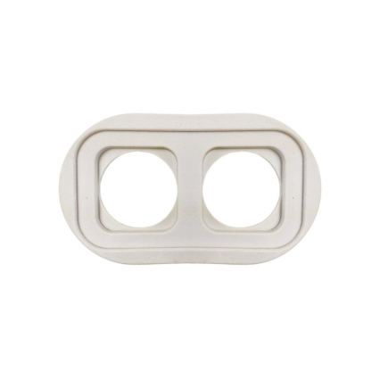 Elhard - Ceramiczny retro włącznik 1-klawiszowy i gniazdo 230V z ramką SCHUKO czarne