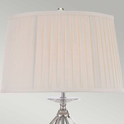 Elstead - Lampa stołowa AEGEAN 1xE27/60W/230V chrom błyszczący