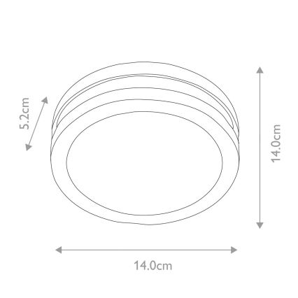 Elstead - LED Kinkiet zewnętrzny ANO 1xGX53/9W/230V IP54