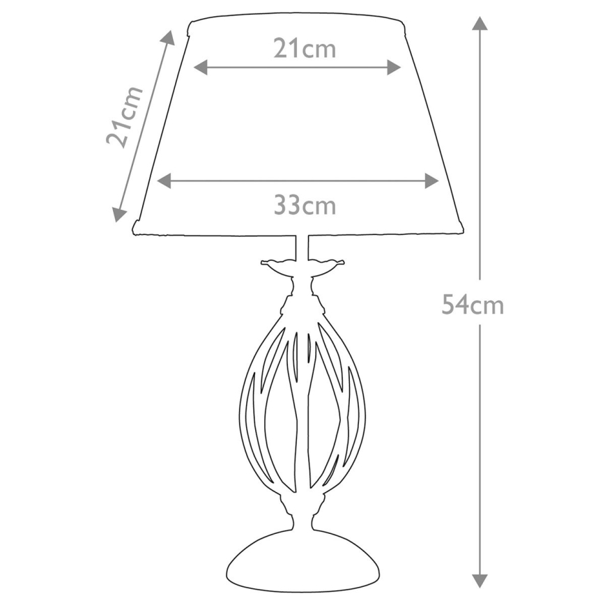 Elstead - Lampa stołowa ARTISAN 1xE27/60W/230V brąz
