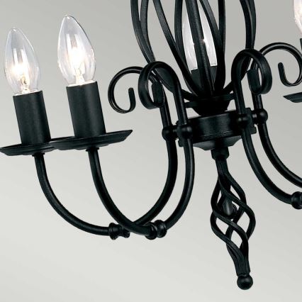 Elstead - Żyrandol na łańcuchu ARTISAN 5xE14/60W/230V