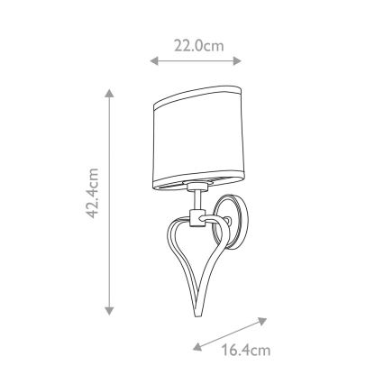 Elstead - LED Kinkiet łazienkowy FALMOUTH 1xG9/3W/230V + LED/1W IP44