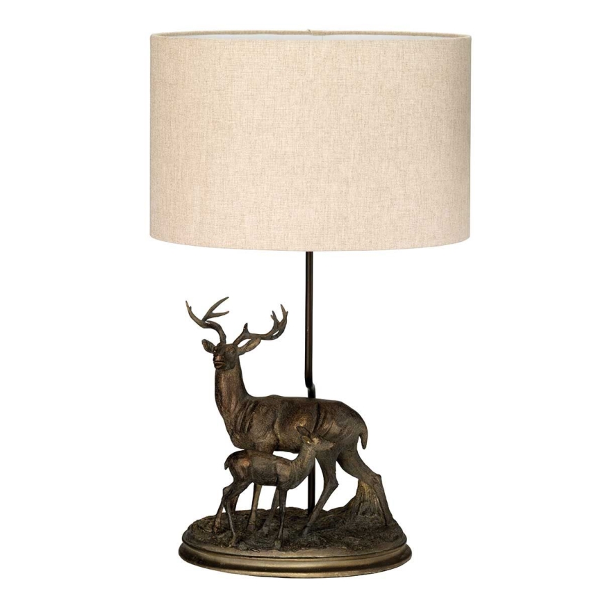 Elstead - Lampa stołowa AMELIA 1xE27/40W/230V brąz