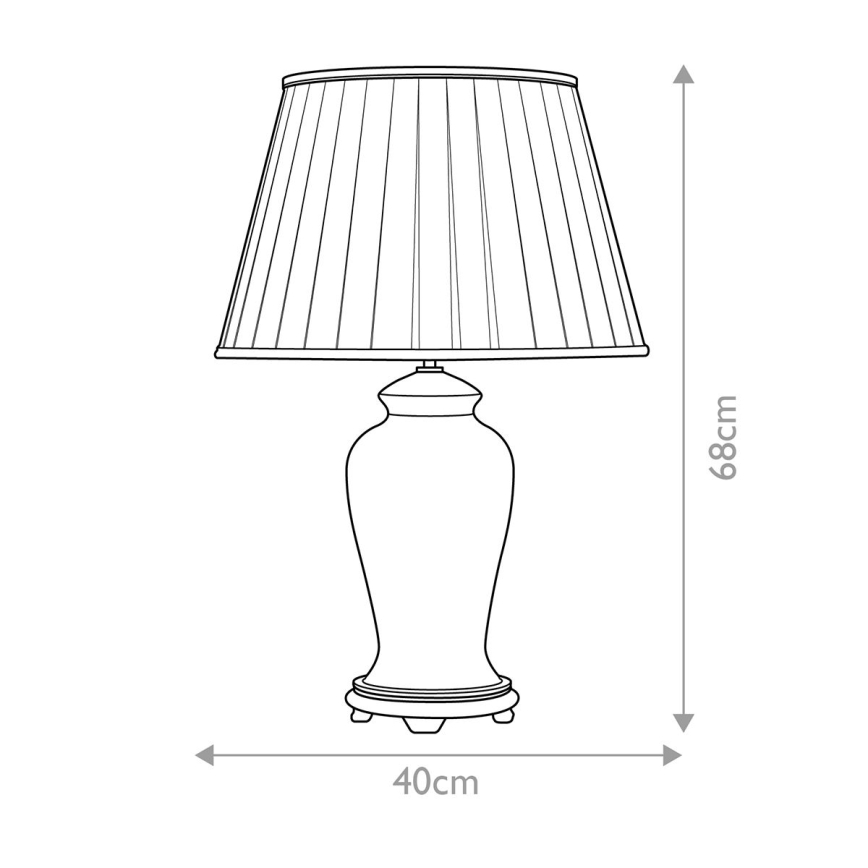 Elstead - Lampa stołowa DATAI 1xE27/60W/230V