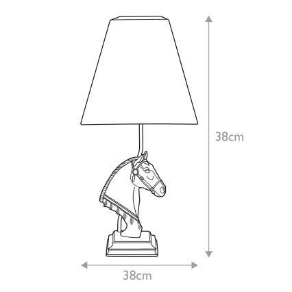 Elstead - Lampa stołowa ECLIPSE 1xE27/40W/230V
