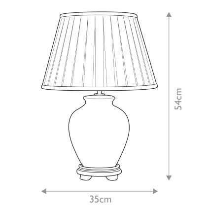 Elstead - Lampa stołowa LINYI 1xE27/60W/230V