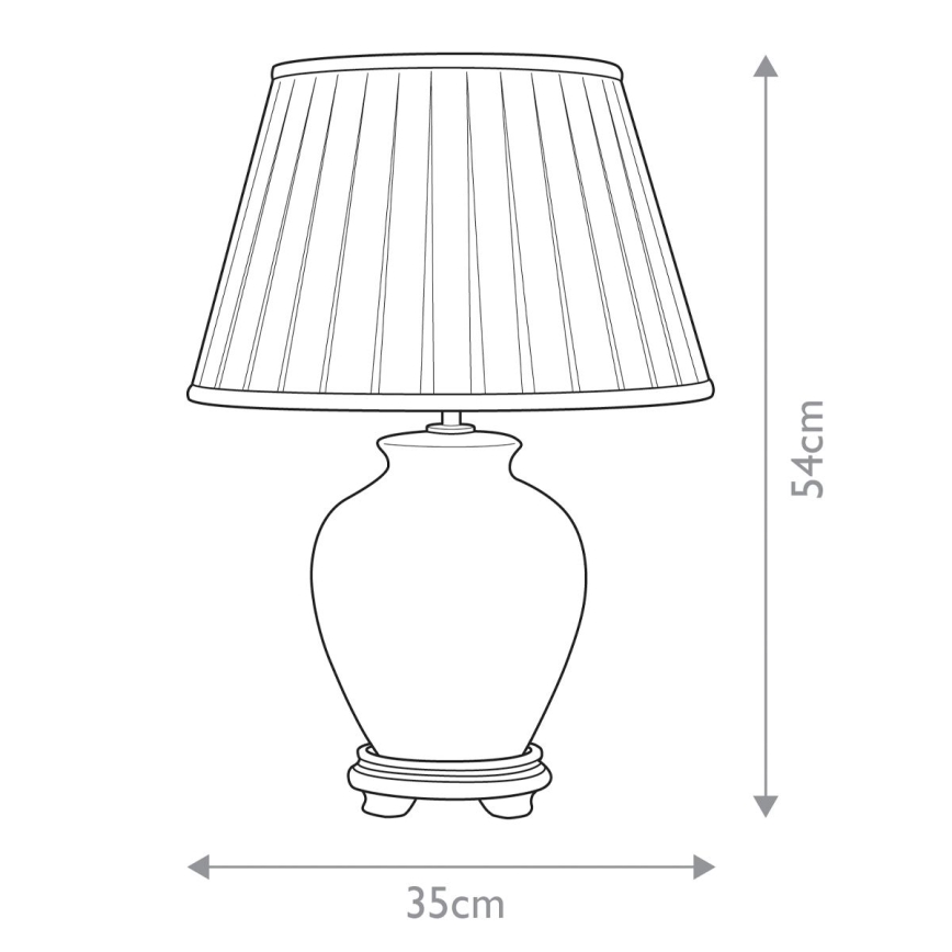 Elstead - Lampa stołowa LINYI 1xE27/60W/230V