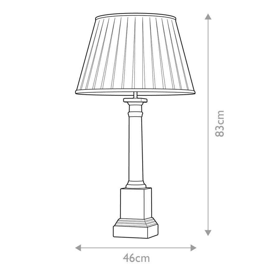 Elstead - Lampa stołowa LOUVIERS 1xE27/60W/230V