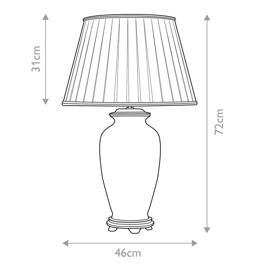Elstead - Lampa stołowa PING 1xE27/60W/230V