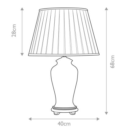 Elstead - Lampa stołowa SASHI 1xE27/60W/230V