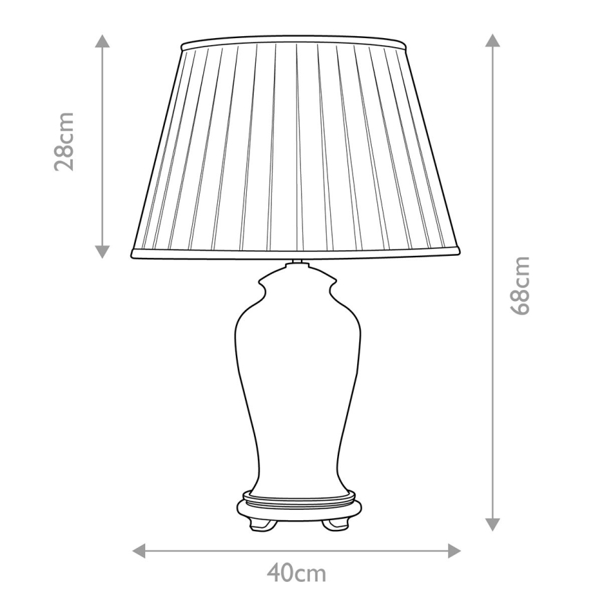 Elstead - Lampa stołowa SASHI 1xE27/60W/230V