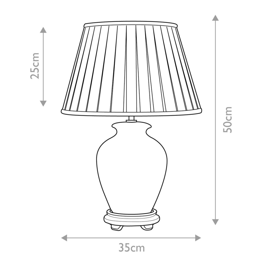 Elstead - Lampa stołowa SOLING 1xE27/60W/230V