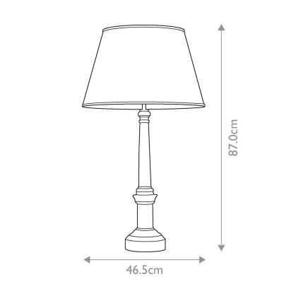 Elstead - Lampa stołowa STRASBOURG 1xE27/60W/230V