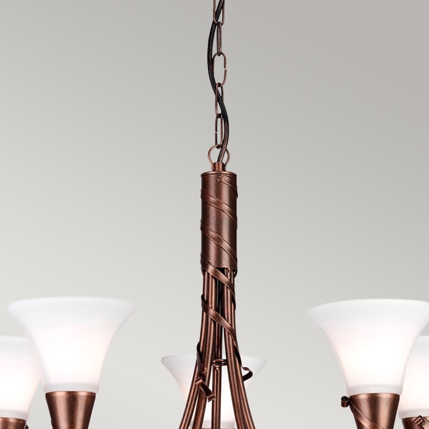 Elstead - Żyrandol na łańcuchu EMILY 5xE14/40W/230V