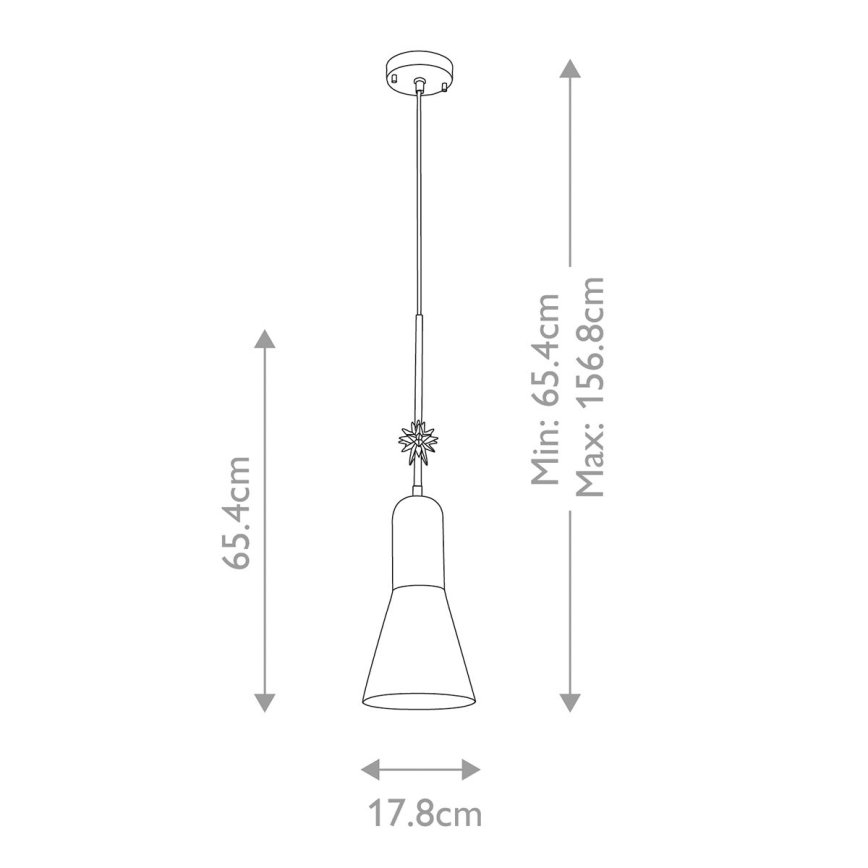 Elstead - Żyrandol na lince ETOILE 1xE27/60W/230V