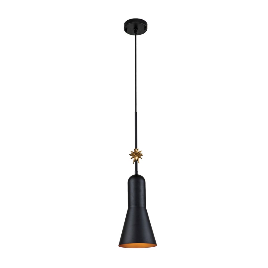 Elstead - Żyrandol na lince ETOILE 1xE27/60W/230V śr. 17,8 cm czarny