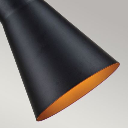 Elstead - Żyrandol na lince ETOILE 1xE27/60W/230V śr. 17,8 cm czarny