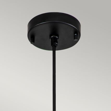 Elstead - Żyrandol na lince ETOILE 1xE27/60W/230V śr. 17,8 cm czarny