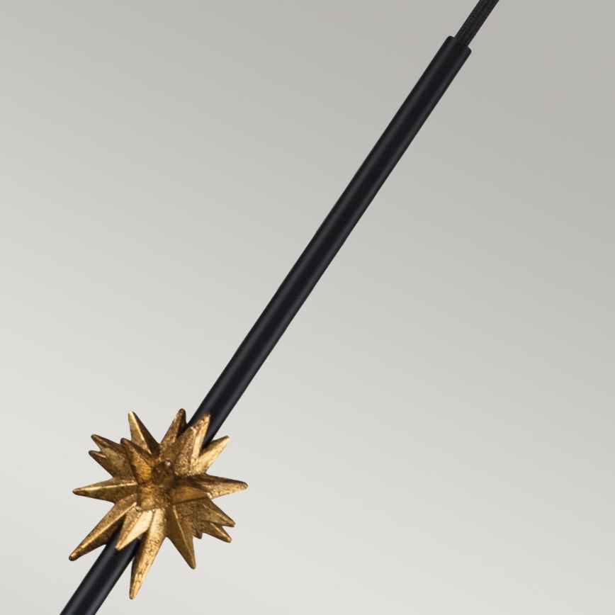 Elstead - Żyrandol na lince ETOILE 1xE27/60W/230V śr. 17,8 cm czarny