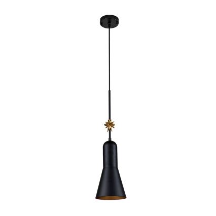 Elstead - Żyrandol na lince ETOILE 1xE27/60W/230V śr. 17,8 cm czarny