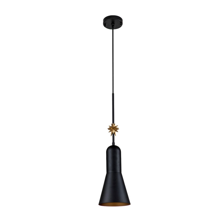 Elstead - Żyrandol na lince ETOILE 1xE27/60W/230V śr. 17,8 cm czarny