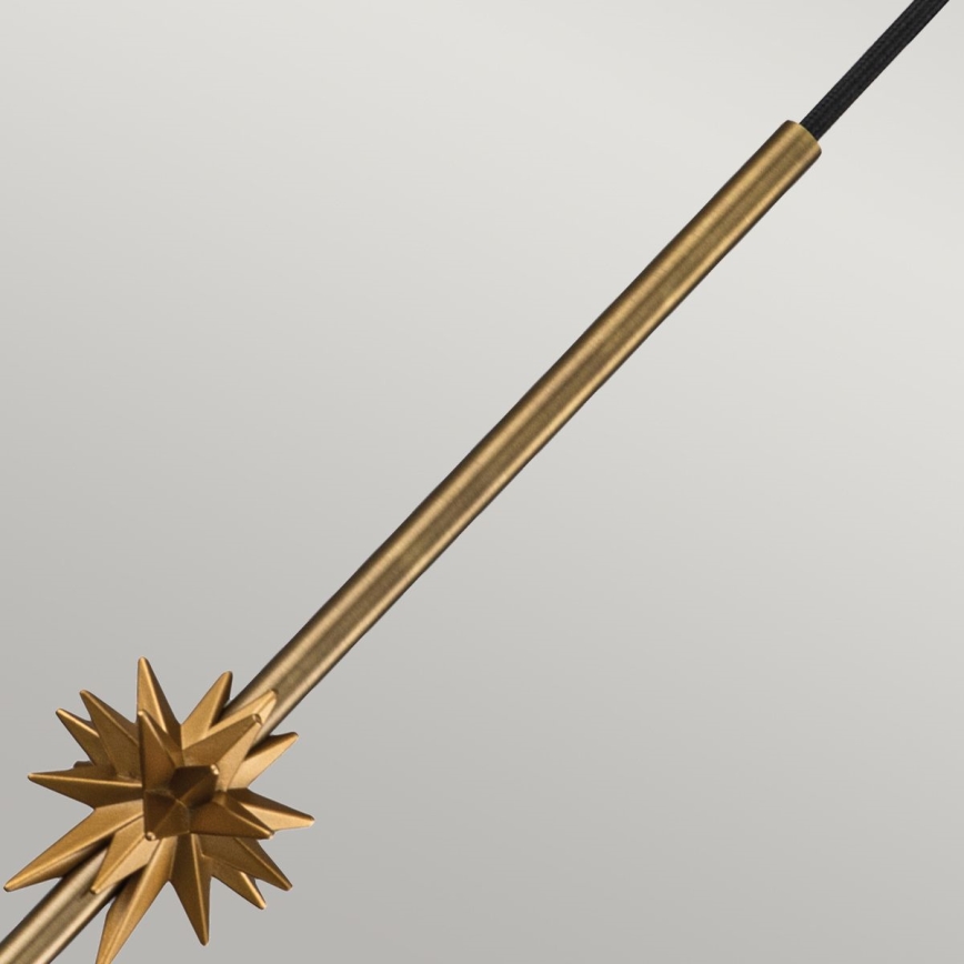 Elstead - Żyrandol na lince ETOILE 1xE27/60W/230V śr. 13,3 cm złoty