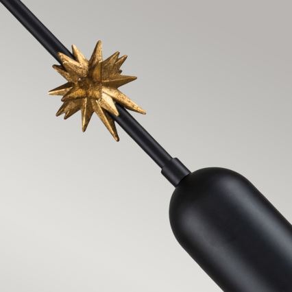 Elstead - Żyrandol na lince ETOILE 1xE27/60W/230V śr. 13,3 cm czarny