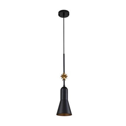 Elstead - Żyrandol na lince ETOILE 1xE27/60W/230V śr. 13,3 cm czarny