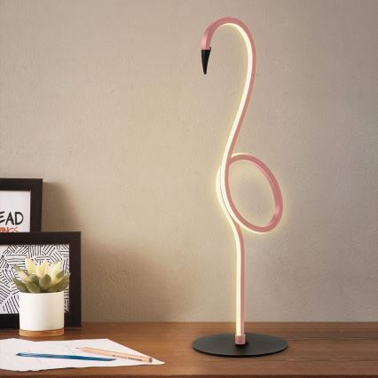 Elstead - Lampa stołowa LED FLAMINGO LED/6W/230V 3000K różowa