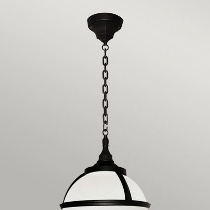 Elstead - Zewnętrzna lampa wisząca na łańcuchu GLENBEIGH 1xE27/60W/230V IP44