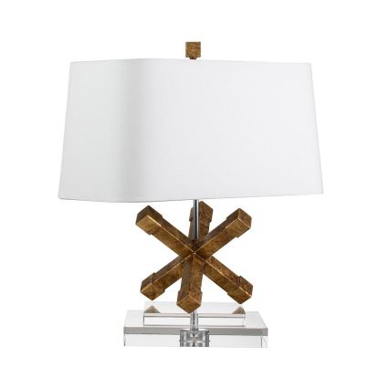 Elstead - Lampa stołowa JACKSON SQUARE 1xE27/60W/230V