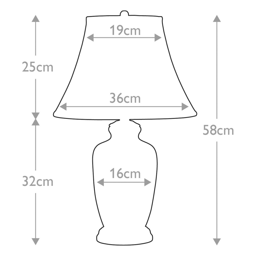 Elstead - Lampa stołowa GOLDTHISTLE 1xE27/60W/230V
